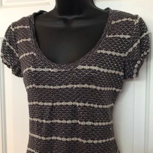 Women’s SoSik grey and silver long top